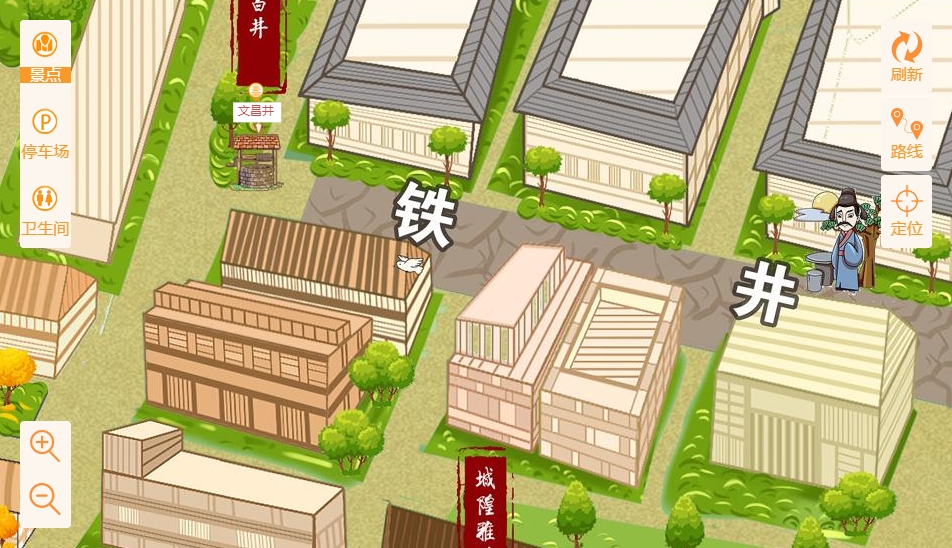 南丰镇智慧景区：手绘地图与语音导览的完美融合