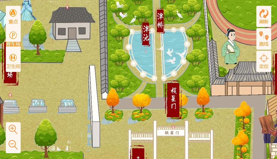 南丰镇手绘地图景区语音讲解导览系统：智慧景区建设的基石